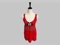 Upcycled Rutgers Football Zippered Mini Dress | Women’s Medium | Game Day Outfit (Size: M)