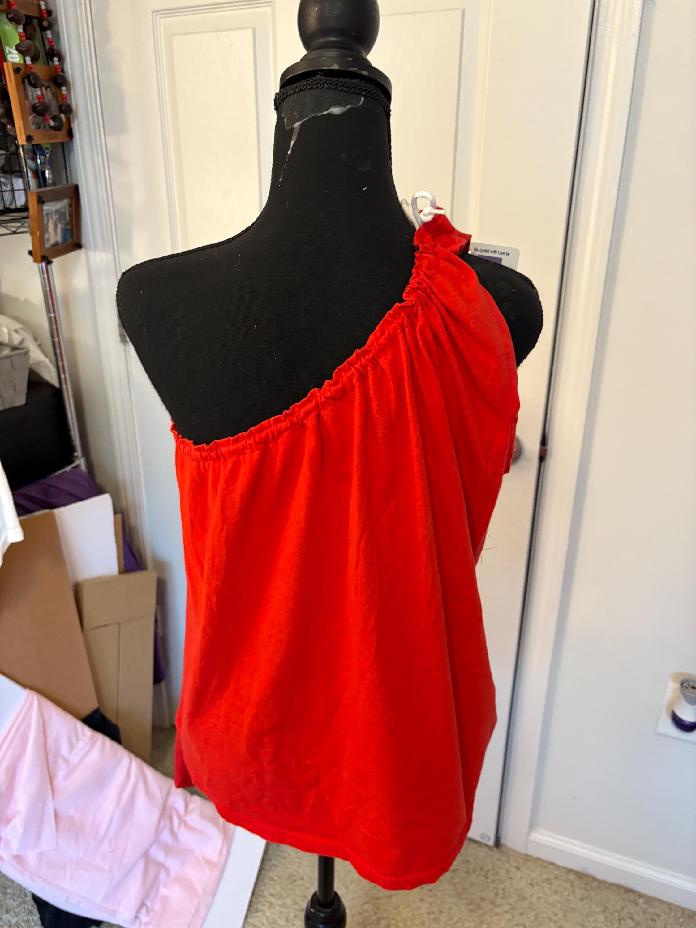 Rutgers Football One-Shoulder Tank – Reimagined College Tee