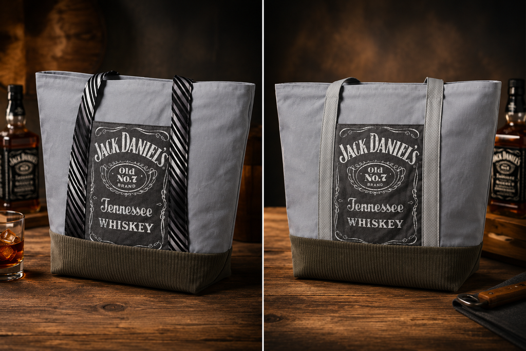 One-of-a-Kind Jack Daniel's Upcycled Tote