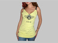 Upcycled Tank Top: Crocheted Straps, Sustainable Fashion (Size XS)
