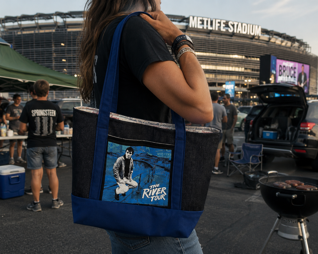 Bruce Springsteen The River Denim Shoulder Bag.