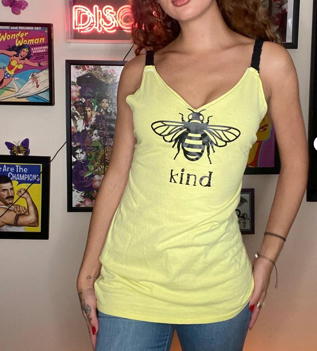 Upcycled Tank Top: Crocheted Straps, Sustainable Fashion (Size XS)