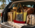 One-of-a-Kind Bob Marley Beach Carpet Bag