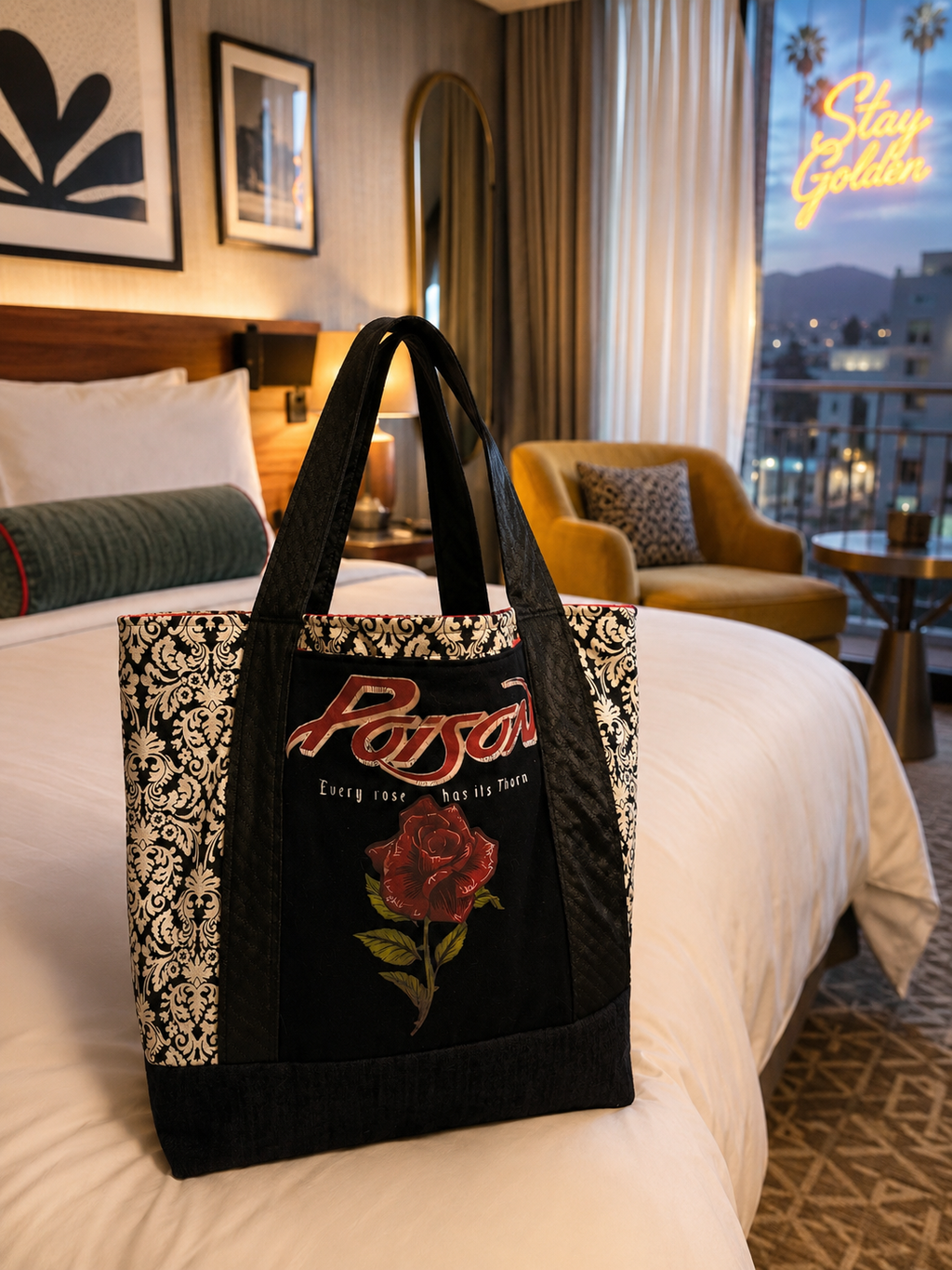 One-of-a-Kind Poison Rocker Tote