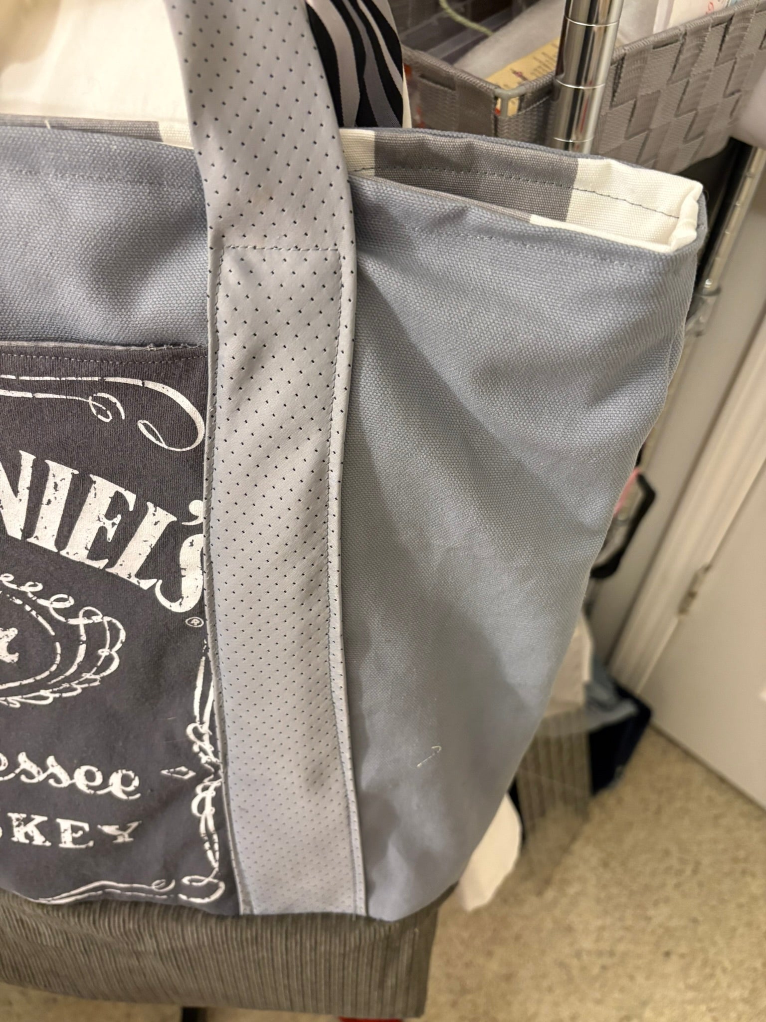 One-of-a-Kind Jack Daniel's Upcycled Tote