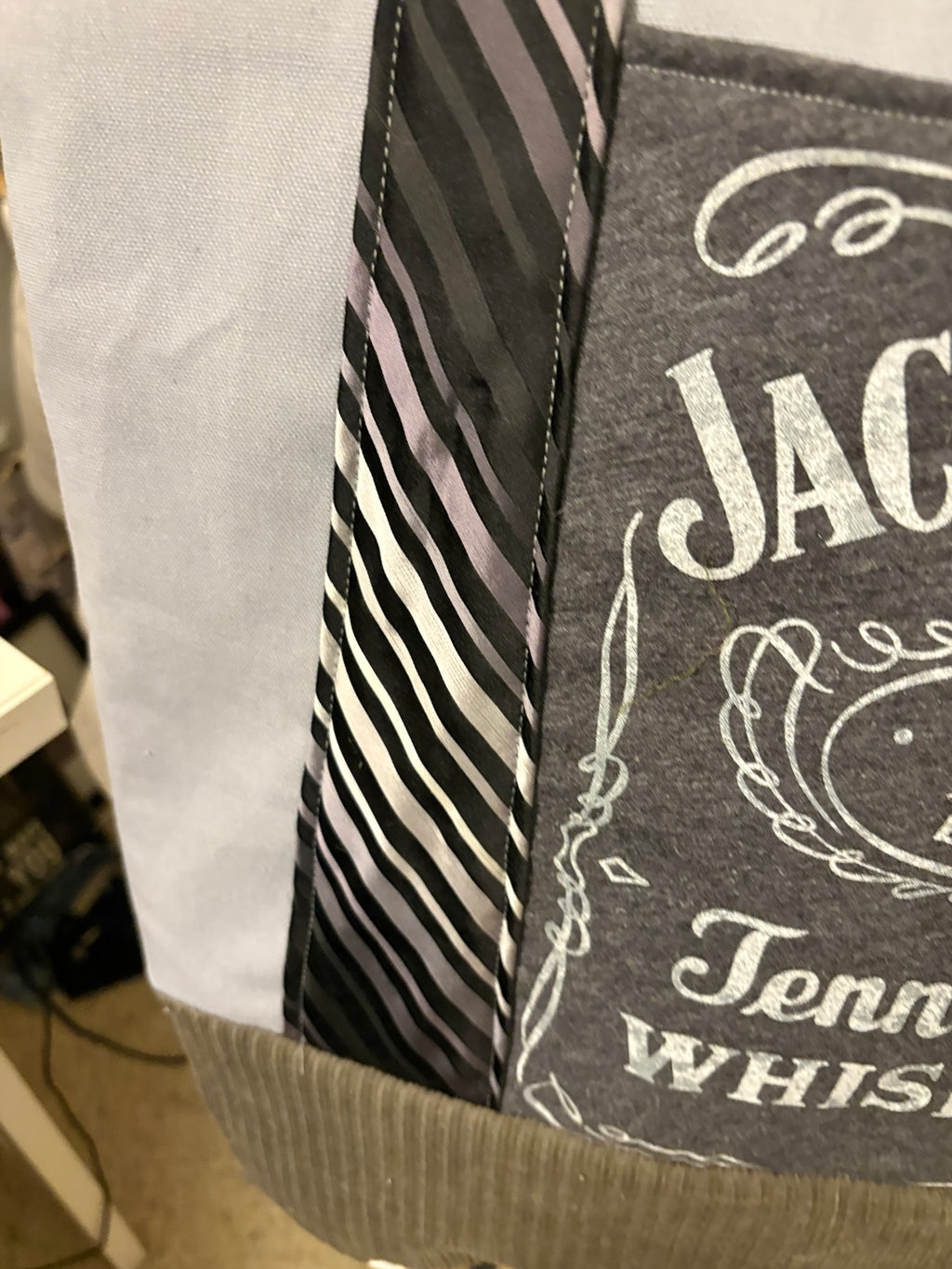 One-of-a-Kind Jack Daniel's Upcycled Tote