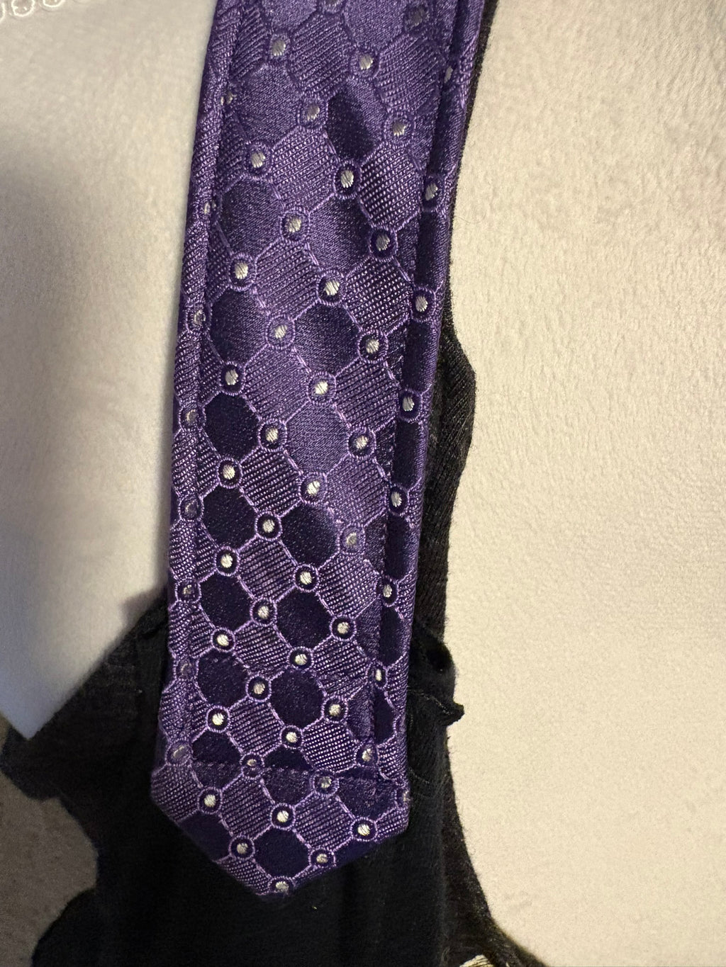 Straps made from rescued neck ties.