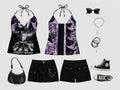 Upcycled Beatles Tank Top | Reworked Tapestry Cami | One of One Handmade Top | Patchwork Shirt