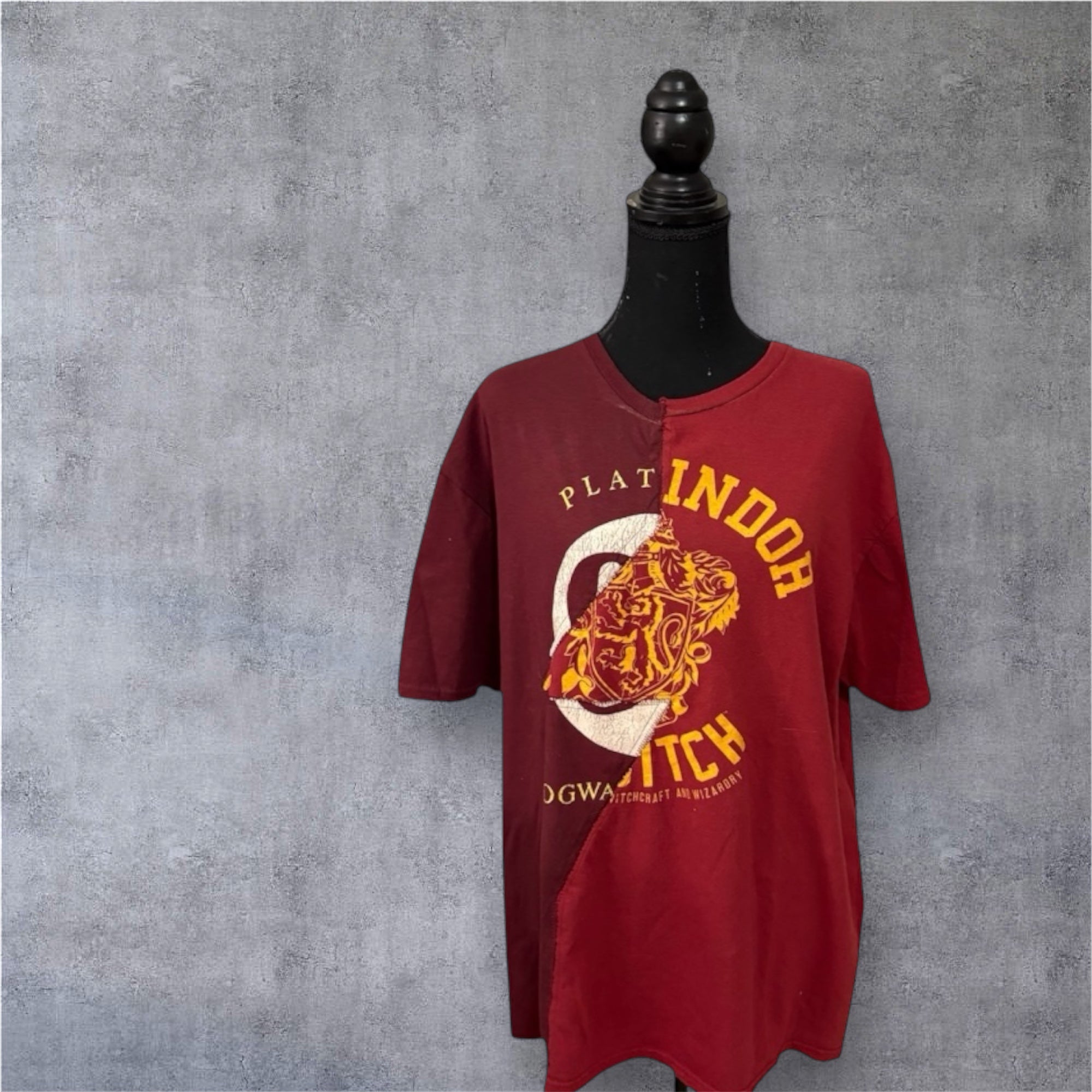Book Lover’s Tee Recreated, Reworked, Upcycled (Size 2X)