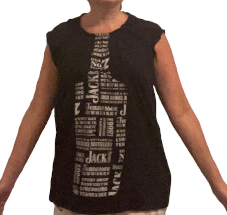 Sustainable, Reworked, Up-cycled, Recycled Rocker Tee (Size: Medium)