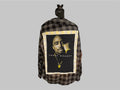 Upcycled Flannel Shirt: Tupac Graphic, Oversized XL