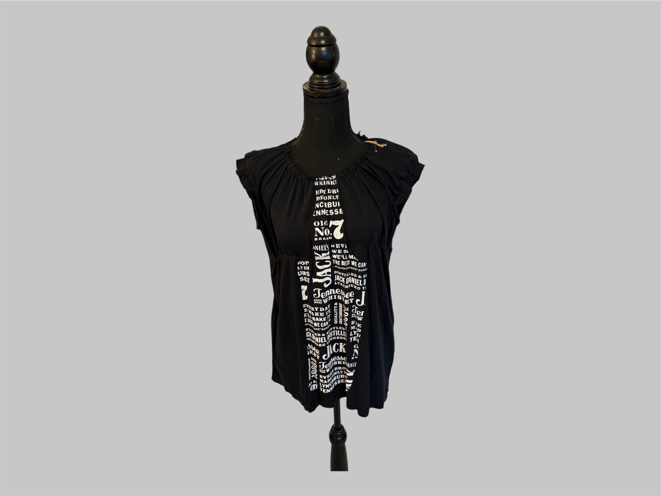 Sustainable, Reworked, Up-cycled, Recycled Rocker Tee (Size: Medium)