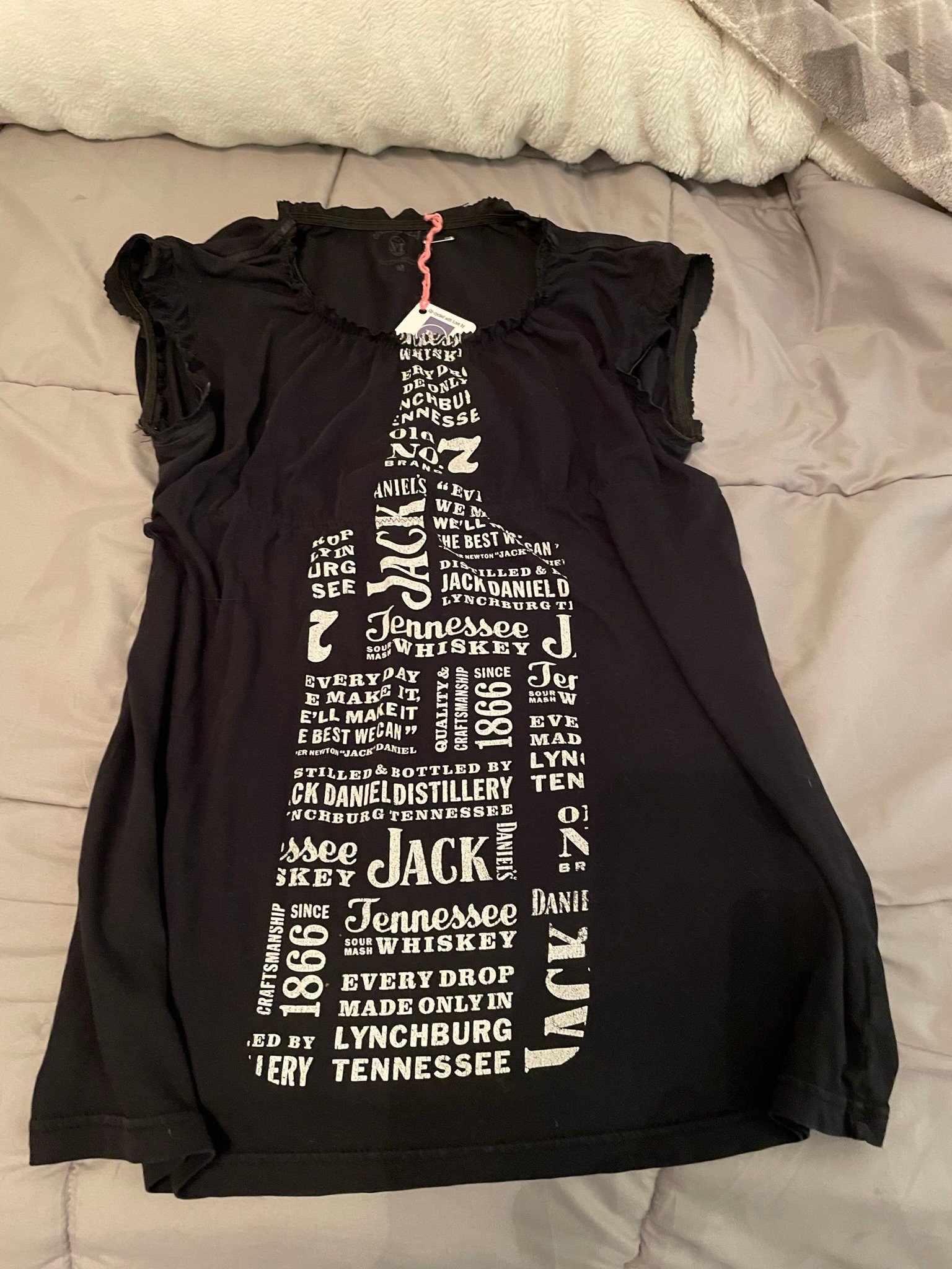 Sustainable, Reworked, Up-cycled, Recycled Rocker Tee (Size: Medium)