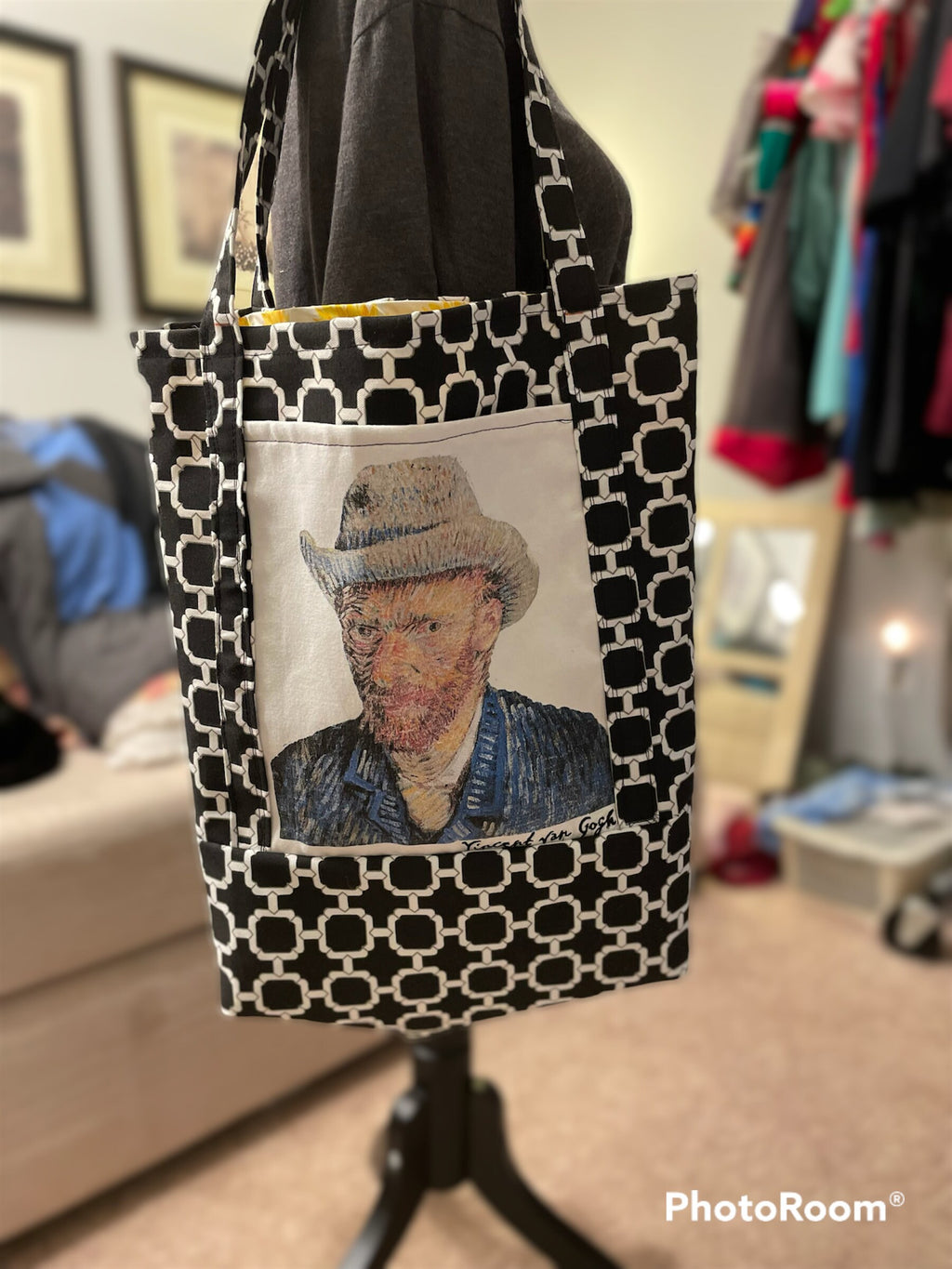 Upcycled Bag, Customize, Sustainable Fashion, Reworked, Repurposed (19 x 15 x 4 inches)