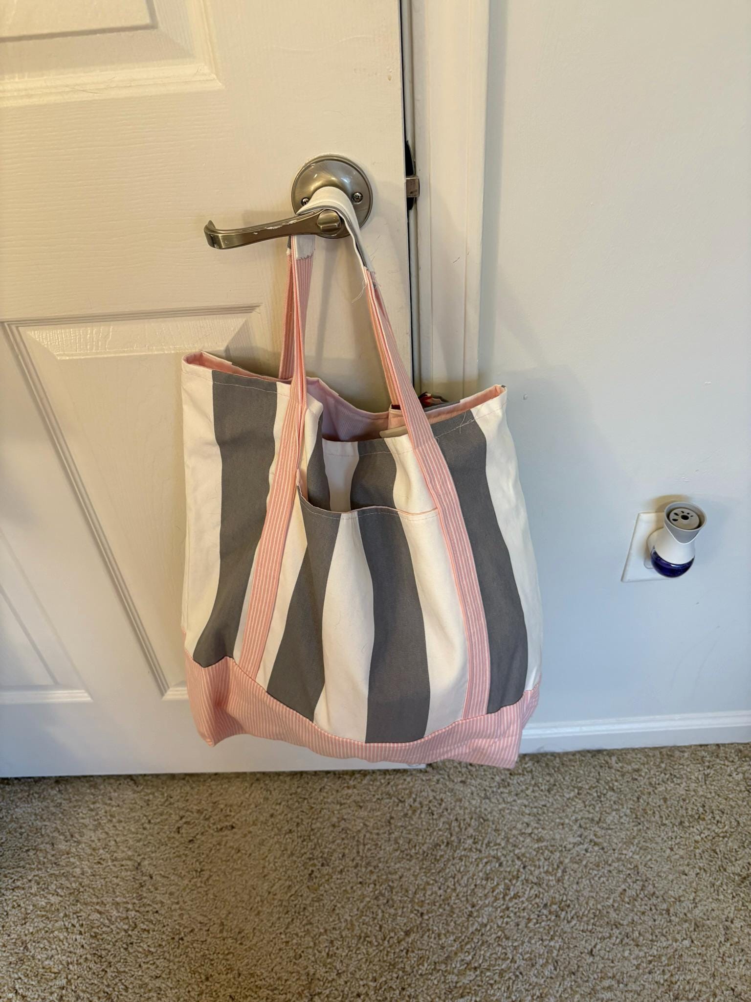 Large Statement Tote | Upcycled Inclusivity Graphic Tee | Reclaimed Fabric Travel & Market Tote | One-of-One Bag